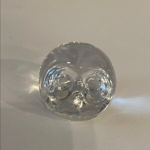Nightmare Before Christmas Clear Glass Paperweight